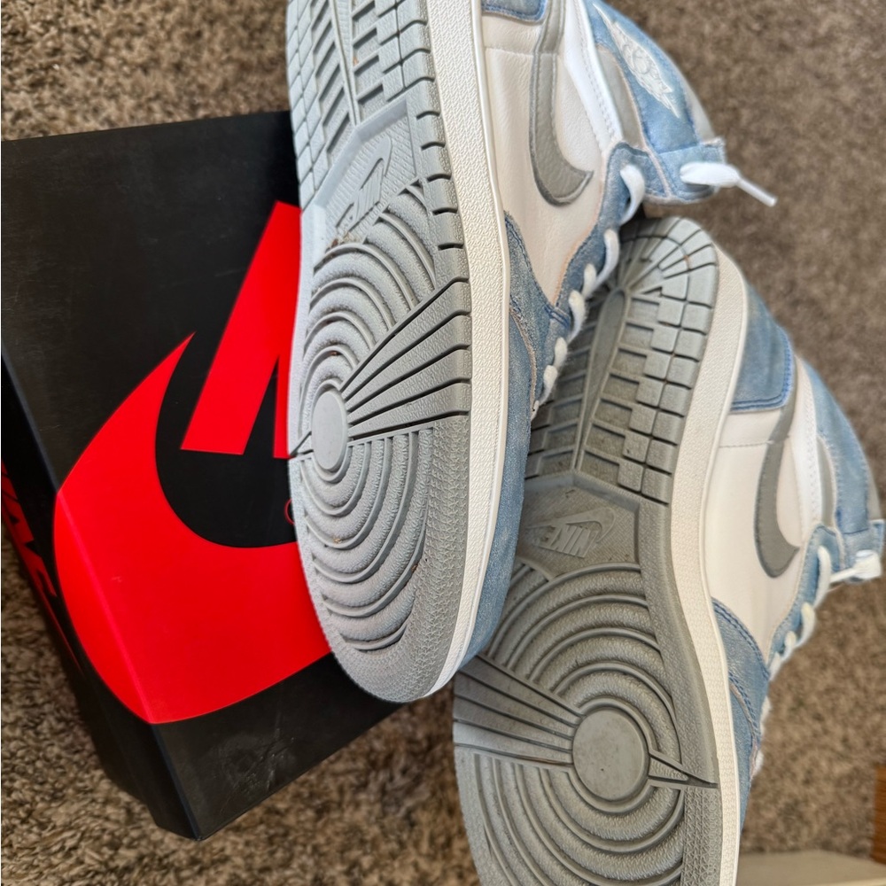 Nike Blue and White Sneakers